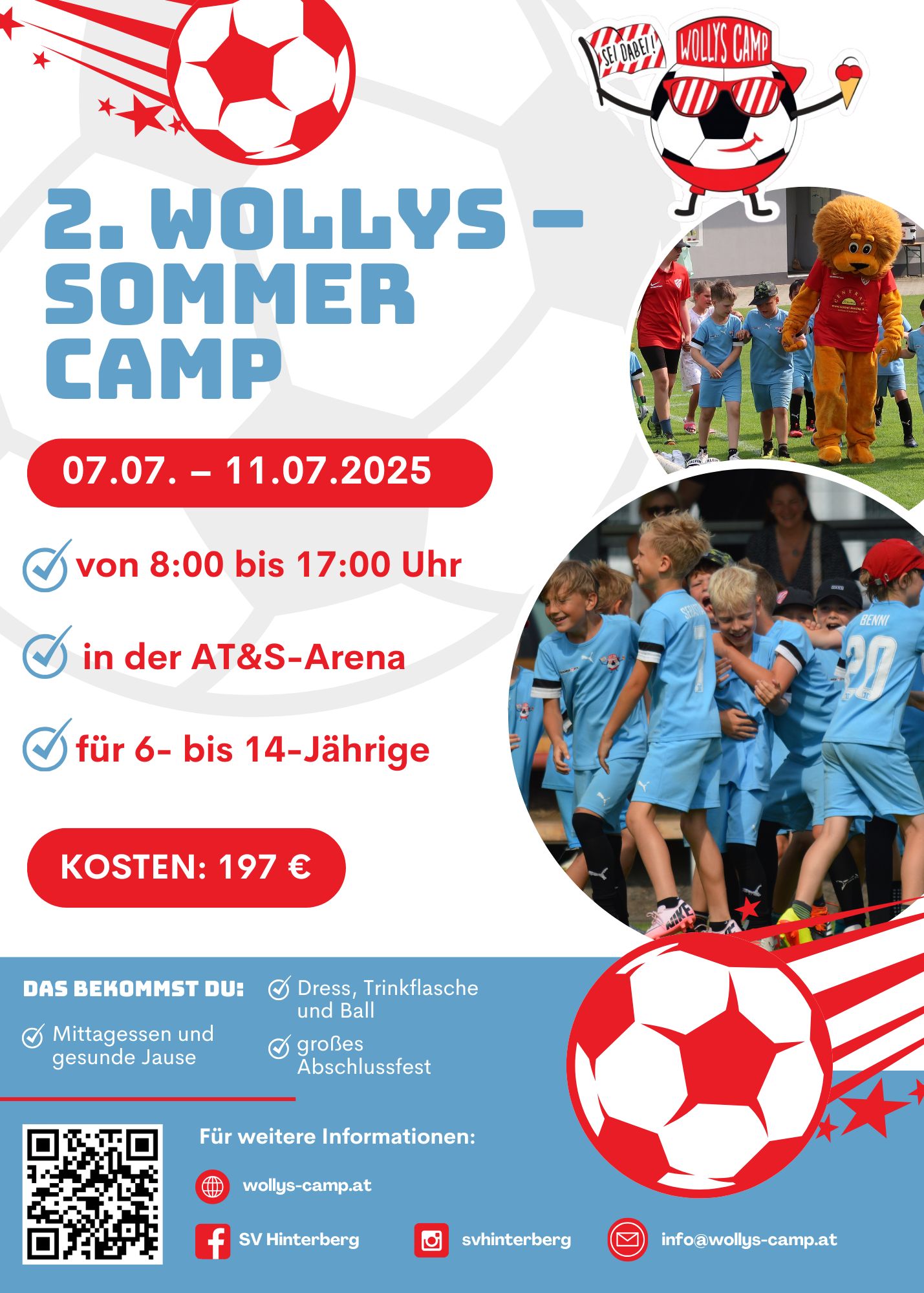 Wollys Camp 2025 - Flyer